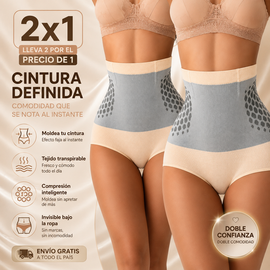 OFERTA ESPECIAL HOY (2x1) - Faja Moldeadora 360° | Cintura al Instante