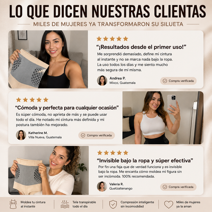OFERTA ESPECIAL HOY (2x1) - Faja Moldeadora 360° | Cintura al Instante