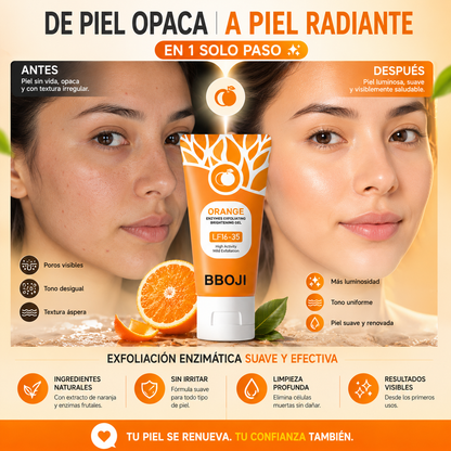GEL EXFOLIANTE ENZIMÁTICO DE NARANJA