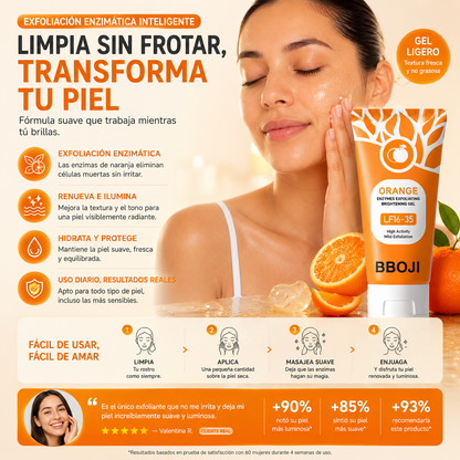 GEL EXFOLIANTE ENZIMÁTICO DE NARANJA