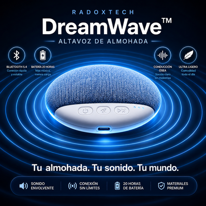 DreamWave™| Altavoz de almohada